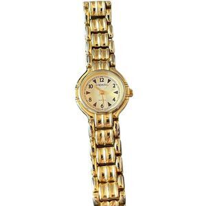 Vintage Capezio Quartz Gold Metal Link Watch